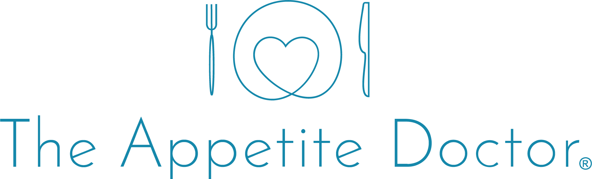 The Appetite Doctor logo R blue